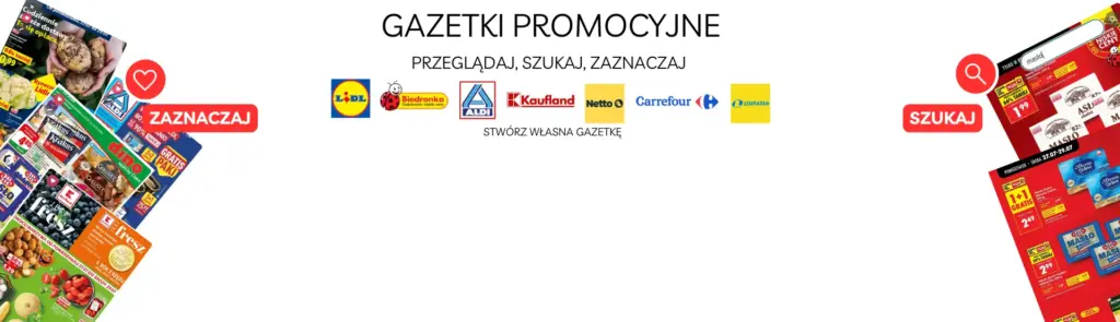 Gazetki promocyjne - szukaj produktów i zaznaczaj